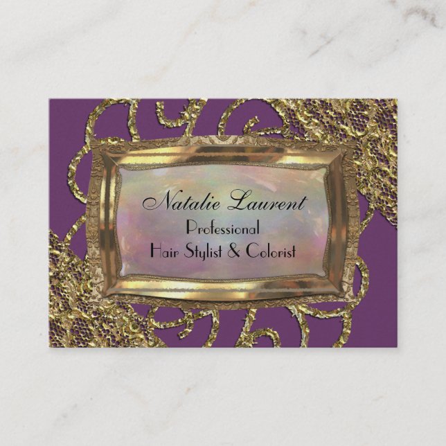 Grand Orchid Fillmore Elegante Beruflich Visitenkarte (Vorderseite)