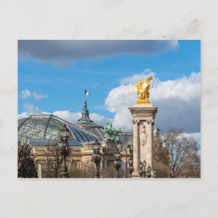 Grand Palais und Pont Alexandre III - Paris Postkarte