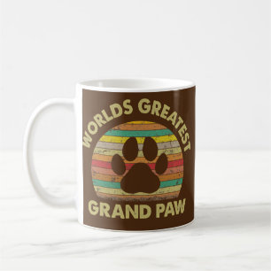 Grand Paw Dog Lover Grandpaw Vater Tag  Kaffeetasse