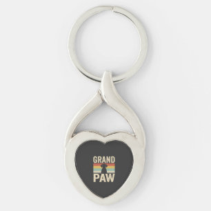 Grand Paw Vintage Hund Retro Schlüsselanhänger