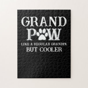 Grand Paw wie normale Opa, aber Coolere Hunde Lieb Puzzle