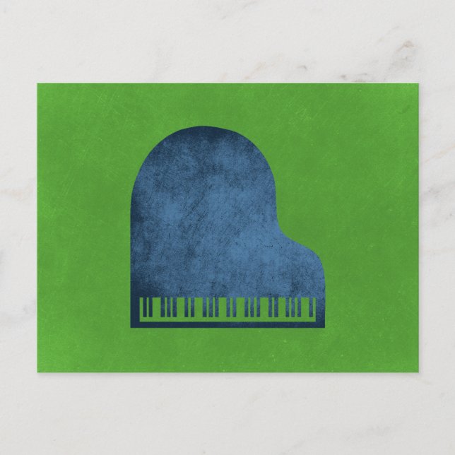 Grand Piano Blues Postkarte (Vorderseite)