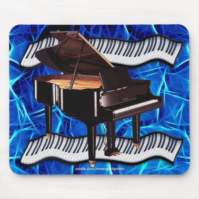 GRAND PIANO KEYS MUSIC LOVER Mousepad (Vorne)