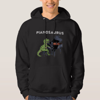 Grand Piano Kids Pianist Gift Dinosaurier Musik Pi Hoodie
