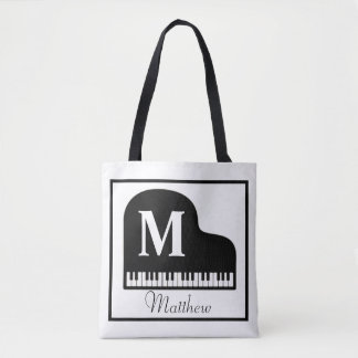 Grand Piano Monogram Pianist personalize