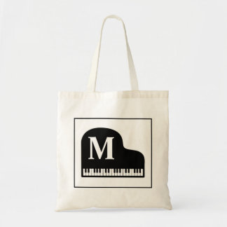 Grand Piano Monogram Pianist personalize Tragetasche