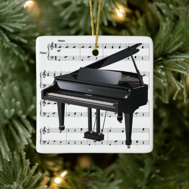 Grand Piano Ornament (Baum)