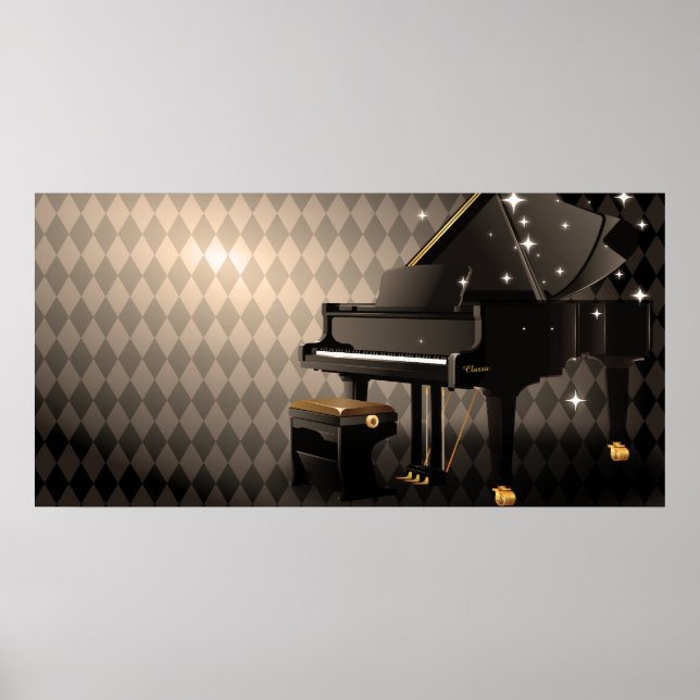 Grand Piano Poster (Vorne)