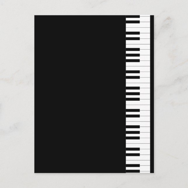 Grand Piano Postkarte (Vorderseite)