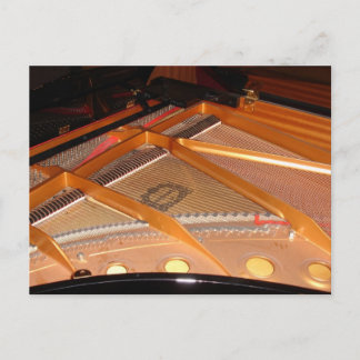 Grand Piano Soundboard Postkarte