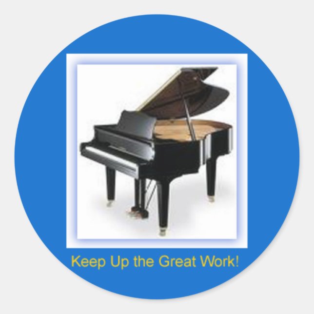 Grand Piano Sticker (Vorderseite)