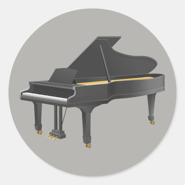 Grand Piano Stickers (Vorderseite)
