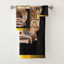 Grand Pipe Organ Gast Badhandtuch Set