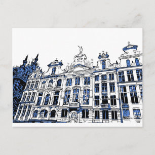 Grand Place, Brüssel, Belgien - Postkarte