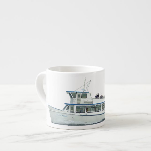 Grand Portal Schiff Espresso Tasse (Vorderseite Links)