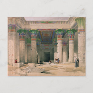 Grand Portico des Philae-Tempels, Nubia Postkarte