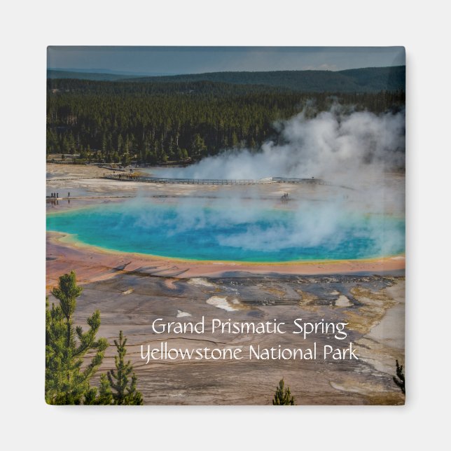 Grand Prisma Spring Yellowstone Nationalpark Magnet (Vorne)