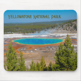 Grand Prisma Spring Yellowstone Nationalpark Mousepad