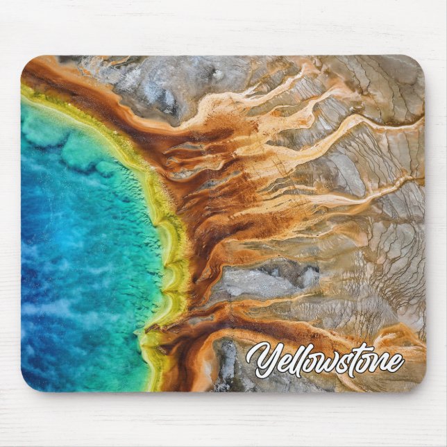 Grand Prisma Spring Yellowstone Nationalpark Mousepad (Vorne)