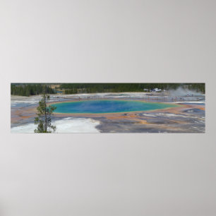 Grand Prisma Spring Yellowstone Nationalpark Poster