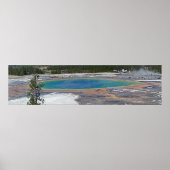 Grand Prisma Spring Yellowstone Nationalpark Poster (Vorne)