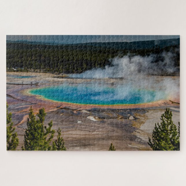 Grand Prisma Spring Yellowstone Nationalpark Puzzle (Horizontal)