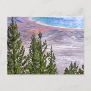 Grand Prismatic Aussicht Postkarte