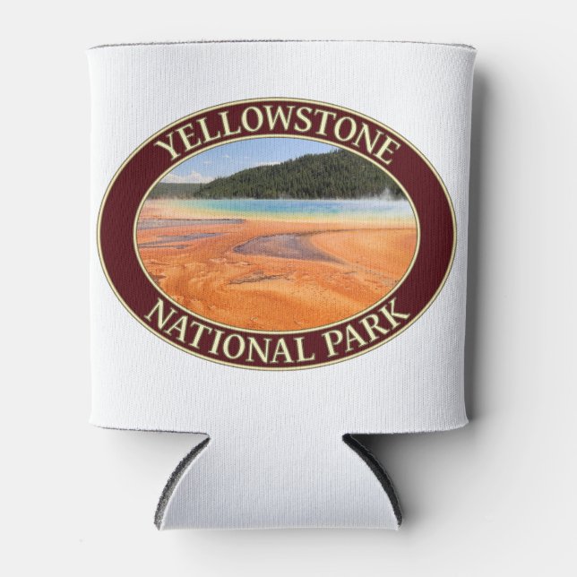 Grand Prismatic Spring auf dem Yellowstone Nationa Dosenkühler (Vorderseite)