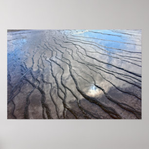 Grand Prismatic Spring Reflexionen Poster