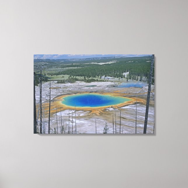 Grand Prismatic Spring, Yellowstone Nationalpark, Leinwanddruck (Vorderseite)