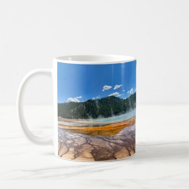 Grand Prismatic Spring, Yellowstone Nature Tasse (Links)