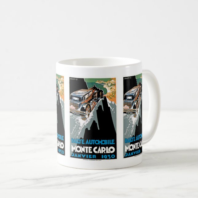 Grand Prix Automobile de Monaco Kaffeetasse (VorderseiteRechts)