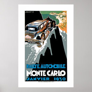 Grand Prix Automobile de Monte Carlo Poster