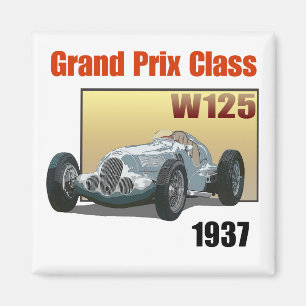 Grand Prix Class W125 Magnet