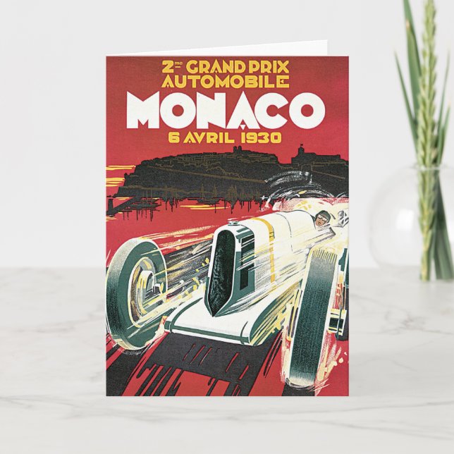 Grand Prix de Monaco Karte (Vorderseite)