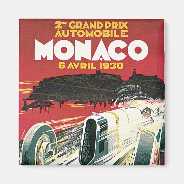Grand Prix de Monaco Magnet (Vorne)