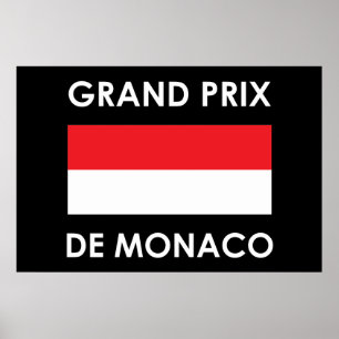 Grand Prix De Monaco Poster