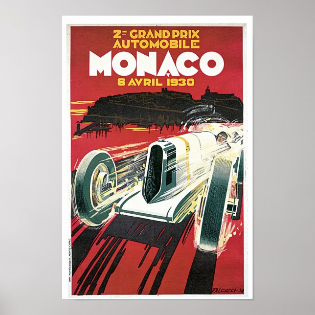 Grand Prix de Monaco Poster (Vorne)