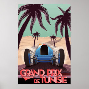 Grand Prix de Tunisie Poster 1933