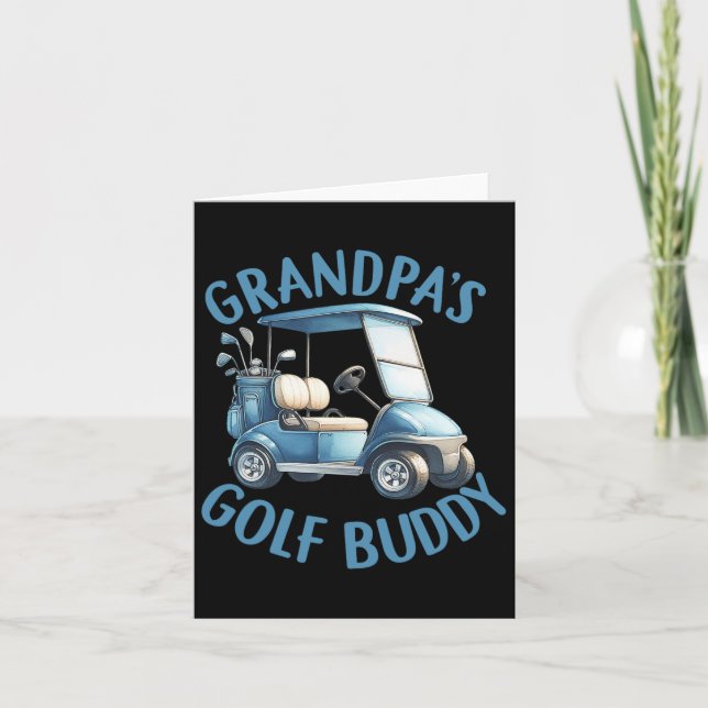 Grand Prix Gold Buddy Birthday Boy Golf Themed Mat Karte (Vorderseite)