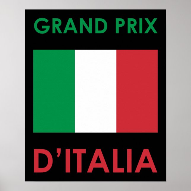 Grand Prix Italien Poster (Vorne)