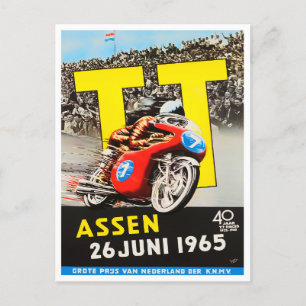 Grand Prix von Assen TT 1965 Postkarte