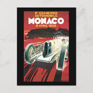 Grand Prix von Monaco 1930 Postkarte
