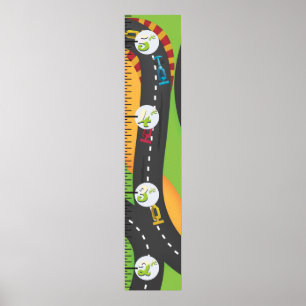 Grand-Prix-Wachstumsdiagramm. Poster
