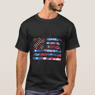 Grand Rapids Gefärbte Krawatte Red White Blue Patr T-Shirt