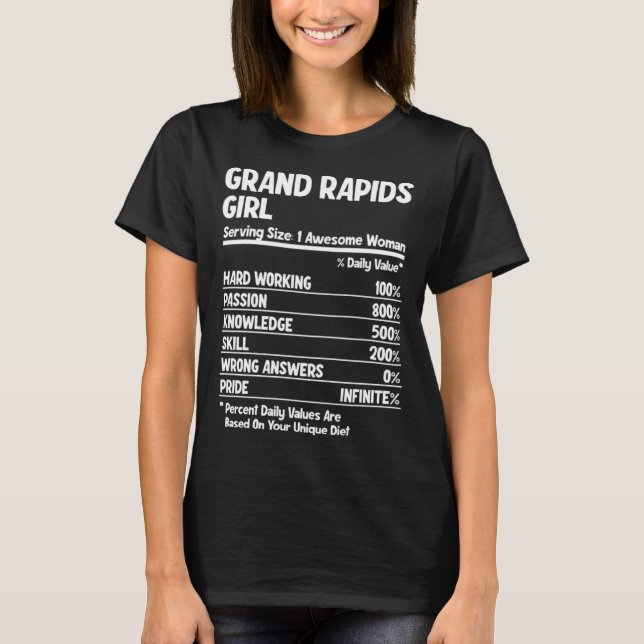 Grand Rapids Girl T-Shirt (Vorderseite)