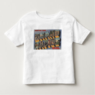 Grand Rapids, Minnesota - große Buchstabe-Szenen Kleinkind T-shirt