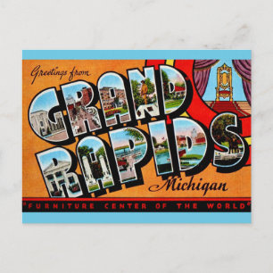 Grand Rapids Postkarte