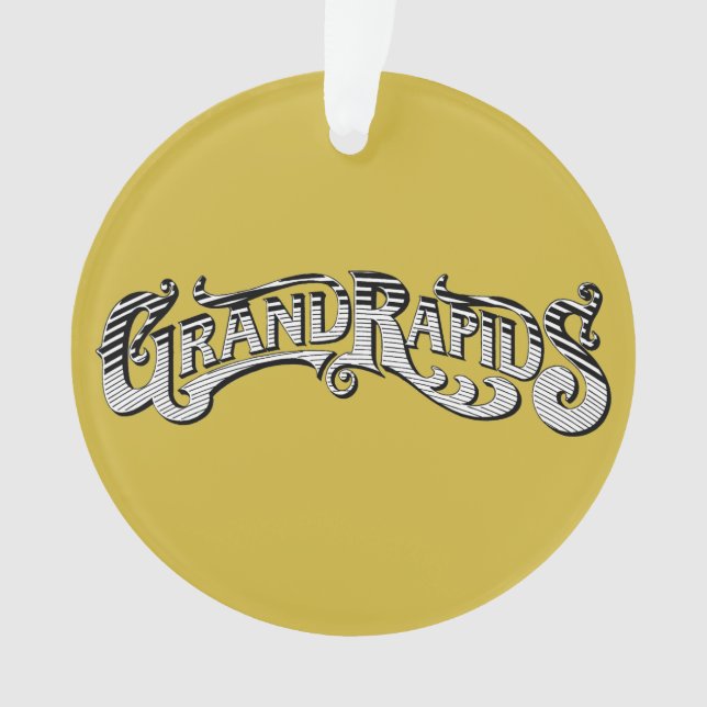 Grand Rapids Weihnachtsschmuck Ornament (Vorderseite)