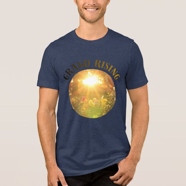 Grand Rising Bella+Canvas Tri-blend T-Shirt Shirt (Vorderseite)